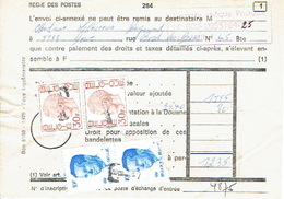 Taxe De 80 FB  (dédouanement) Cachet Compte Chèque Postaux NAMUR 1 - Other & Unclassified