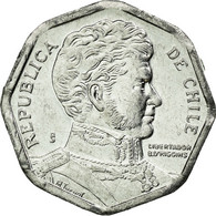 Monnaie, Chile, Peso, 2008, Santiago, TTB, Aluminium, KM:231 - Chili