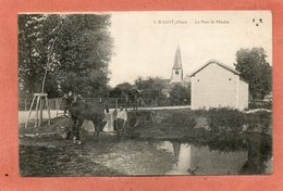 CPA - BAUGY (18) - Aspect De L'abreuvoir à Bestiaux Au Pont St-Martin En 1916 - Baugy