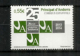 Enseignement Superieur En Andorre Depuis 25 Ans, Un Timbre Neuf ** Année 2015. AND.ESP - Unused Stamps