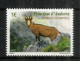 ANDORRE: L'Isard Des Pyrénées, Un Timbre Neuf ** Année 2015 - Unused Stamps