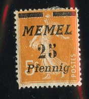 W-7993  Memel 1922  Mi.# 58* ( Cat. 0.30 € )  - Offers Welcome! - Neufs