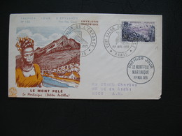 FDC  1955    N° 1041  Le Mont Pelé Martinique    à Voir - 1950-1959