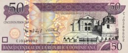 Dominican Republic 50 Pesos, P-176b/Not Listed (2008) - UNC - Printer: De La Rue - Repubblica Dominicana