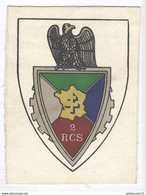 Insigne D'épaule à Coudre 2ème RCS - Régiment De Commandement Et De Soutien - Très Bon état - Armée De Terre