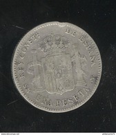 1 Peseta Espagne / Spain 1900 - TTB ( Lot 2 ) - Otros & Sin Clasificación