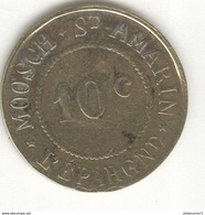 10 Centimes Moosch - St Amarin - L'épargne - Association De Consommation - Altri & Non Classificati
