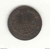 1 Centime France 1911 - TTB+ - Autres & Non Classés