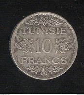 10 Francs Tunisie 1934 - Protectorat Français - TTB+ - Tunisie