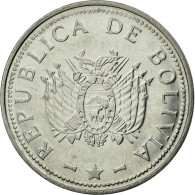 Monnaie, Bolivie, Boliviano, 2008, TTB, Stainless Steel, KM:205 - Bolivië