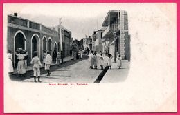 Cpa - Antilles - St Thomas - Main Street - Saint Thomas - Animée - Altri & Non Classificati