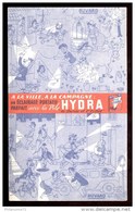 Buvard HYDRA - Dessin De Dubout - 20,7  X 12,9 Cm - Batterie