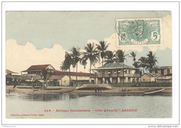 CPA Coloniale AOF - Côte D'Ivoire - Assanie - Circulée 1914 - Côte-d'Ivoire