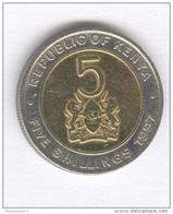 Kenya - 5 Shillings - 1997 Bi-métallique / Bimetalic - UNC - Kenia