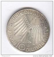 10 Mark Allemagne / Germany 1972 D - Jeux Olympiques / Olympic Games - Argent / Silver TTB - Sonstige & Ohne Zuordnung