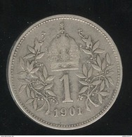 1 Couronne Autriche / Austria 1901 - Argent / Silver - TB+ - Autriche