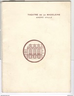 Programme Du Théatre De La Madeleinr - Le Rayon Des Jouets  - Circa 1950 - Programme