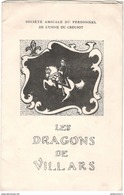 Programme - Société Amicale Du Personnel De L'Usine Du Creusot - Les Dragons De Villars - Avril 1954 - Programme
