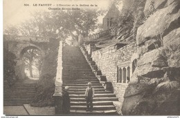 CPA  Le Faouët - Escalier - Beffroi De La Chapelle Ste Barbe -  - Non Circulé - Faouët