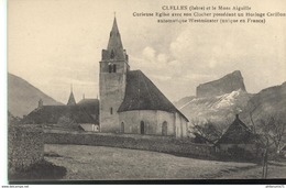 CPA  Clelles - Mont Aiguille - Eglise Avec Horloge Carillon Automatique - Non Circulé - Clelles