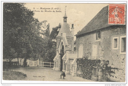 CPA Montgeron - Porte Du Moulin De Senlis - Dos Divisé - Circulée En 1908 - Montgeron