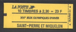 1990 Carnet Des XVIè Jeux Olympiques D'hiver - Daté - Imperforates, Proofs & Errors