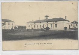 78 MONTESSON . Ecole Th Rousset , édit : Sans , écrite En 1906 , état Extra - Montesson