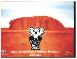 (963) Australia - NT - Uluru / Ayers Rock (2 Postcards) - Uluru & The Olgas