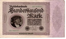 100000 Mark   1923 ( Berlin Fevrier 1923 )) - 100.000 Mark