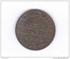 1 Silber Groschen Allemagne 1863 A - TTB+ - Andere & Zonder Classificatie