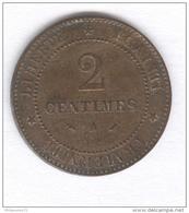 2 Centimes France 1895 A - Andere & Zonder Classificatie