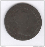 8 Maravedis Espagne 1848 - Provinciale Munten