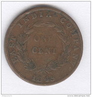 1 Cent Malaisie / Malaysia 1845 - Malesia