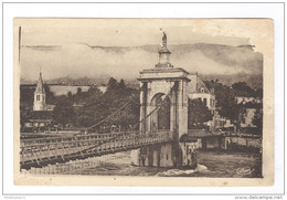 CPA Seyssel - Le Pont Et La Vierge - Circulée 1942 - Seyssel