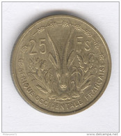 25 Francs Afrique Occidentale Française 1956 - Altri – Africa