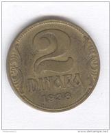 2 Dinara Yougoslavie 1938 - Yougoslavie