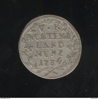 5 Kreuser Allemagne Wurtemberg 1734 - Monedas Pequeñas & Otras Subdivisiones