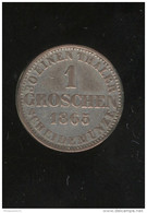 1 Groschen Allemagne Hanovre 1865 B - TTB+ - Petites Monnaies & Autres Subdivisions