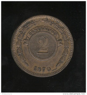 2 Centesimos Paraguay 1870 TTB - Paraguay