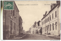 CPA Mirebeau Sur Bèze- Gendarmerie - Circulée 1912 - Mirebeau