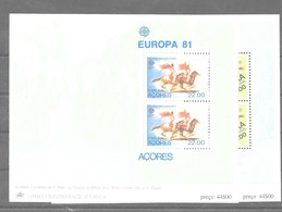 2 Hojas Bloque De Azores Y Madeira Nº Yvert HB-2 ** TEMA EUROPA (EUROPA CEPT) - Otros & Sin Clasificación