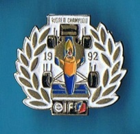 PIN'S //   ** WORLD CHAMPION / 1992 / ELF ** - Automobile - F1