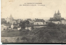 CPA  Bénévent L'Abbaye - Vue Générale -  Circulée 1917 - Benevent L'Abbaye