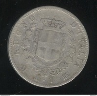 1 Lire Italie / Italy 1863  - TTB - 1861-1878 : Victor Emmanuel II.