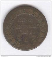 5 Centimes France Dupré - 1796 A - Autres & Non Classés