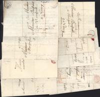 1723 1727 Correspondance 16 Lettres Avec RHEIMS Noir Lenain N7 Ind 12 Pour Nancy Taxe Manuscrite 4 Marne 51 - 1701-1800: Precursors XVIII
