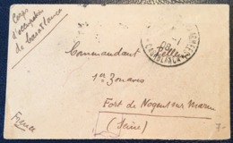 Maroc - Lettre (LSC) - Corps D'occupation De Casablanca, 1908 Pour Commandant Zouaves - (N100) - Lettres & Documents