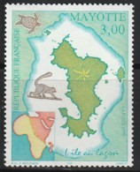 MAYOTTE -  N°69  ** (1999)  L'île Au Lagon - Unused Stamps