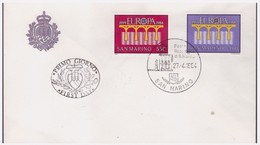 S MARINO- 1984 FDC  EUROPA - 1984
