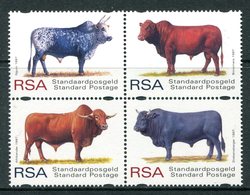 South Africa 1997 Cattle Breeds Set MNH (SG 992-995) - Unused Stamps